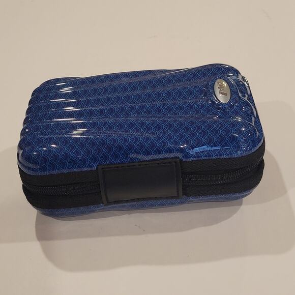 Samsonite ANA First Class Blue Black Zip Travel Case Amenity Toiletry Bag Pouch - Picture 6 of 10